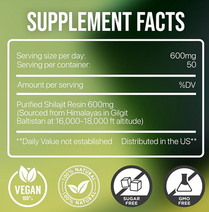 Resina Pura de Shilajit